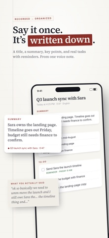ActionNote: Voice to Tasks Screenshot 1 of 10