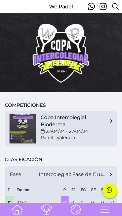 We All Padel Screenshot