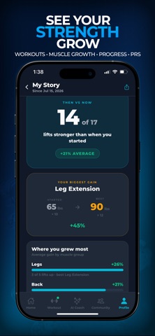 Show Up: AI Fitness Coach screenshot