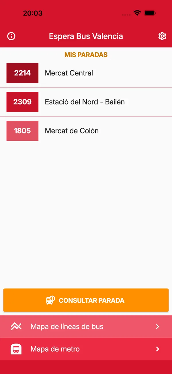 Screenshot #1 pour Espera Bus Valencia