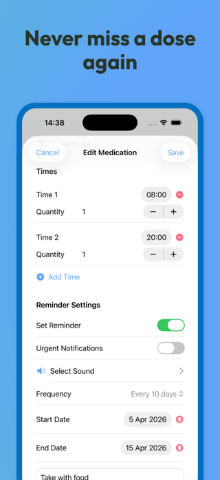 Medication List Screenshot 2 of 5