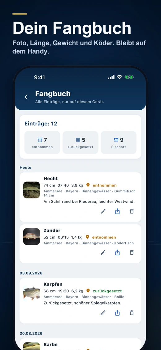 Angelbuch: Schonzeiten & Maße screenshot 4