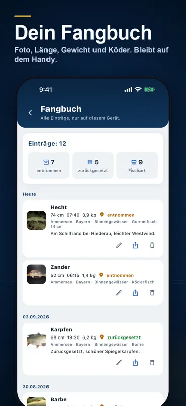 Angelbuch: Schonzeiten & Maße screenshot 4 of 10