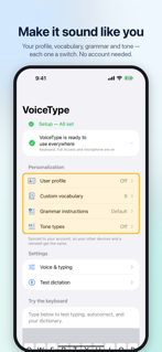 VoiceType: Dictation Keyboard screenshot 4
