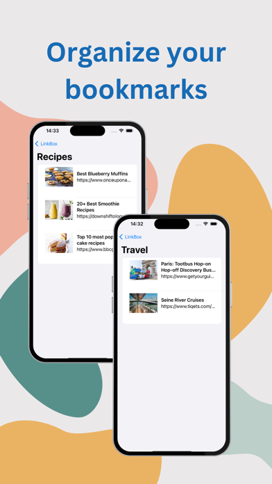 Bookmark Manager : LinkBox Screenshot