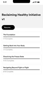 Reclaiming Healthy Initiative screenshot #3 for iPhone