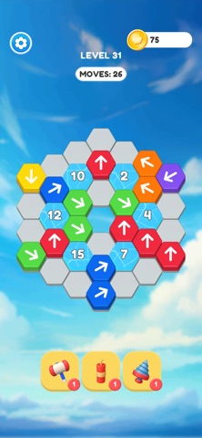 Hexa Go - Puzzle Game iPhone screenshot
