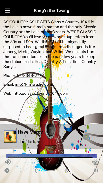 Screenshot #3 pour Classic Country 104.9