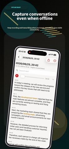 Mojingoo Unlimited Transcripts screenshot