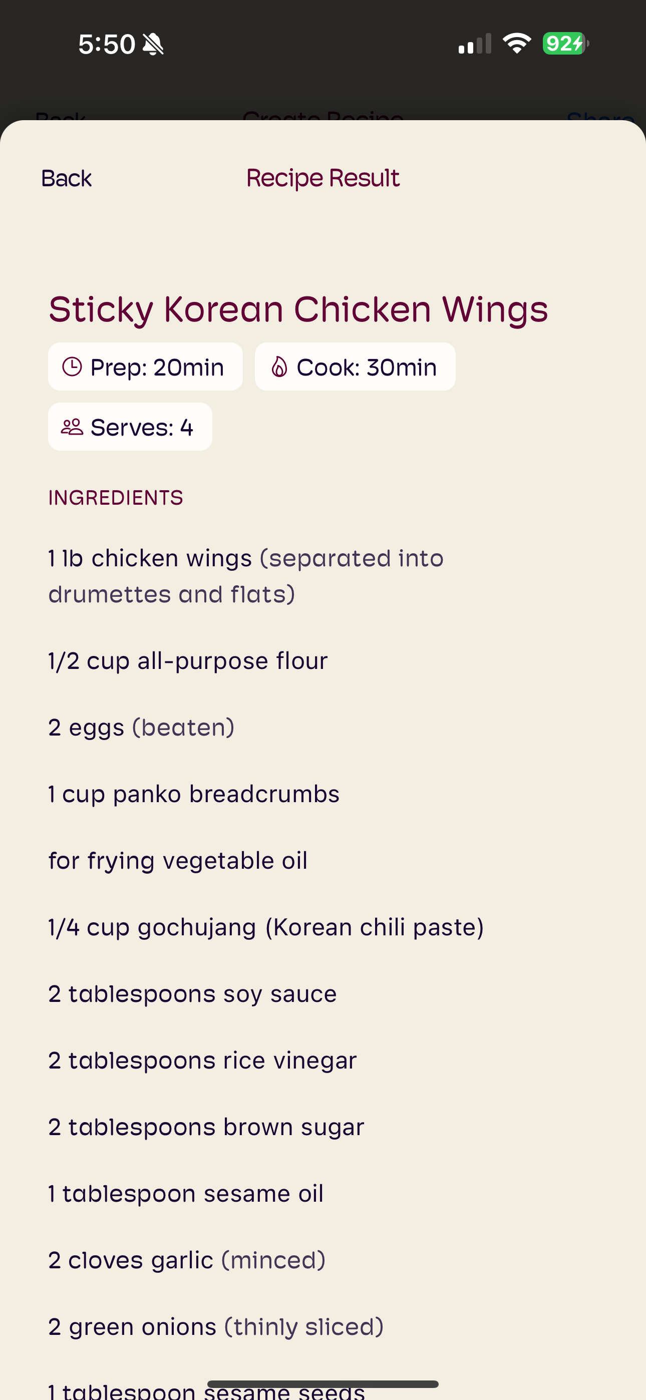 Photo2Recipe screenshot 5