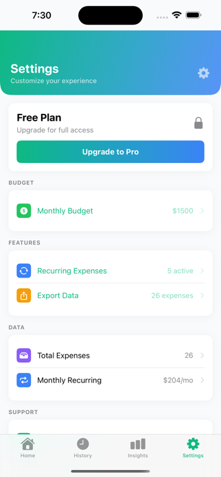 Expendy: Voice Expense Tracker Screenshot 4 of 4