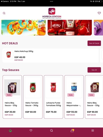 Horeca Station iPad screenshot