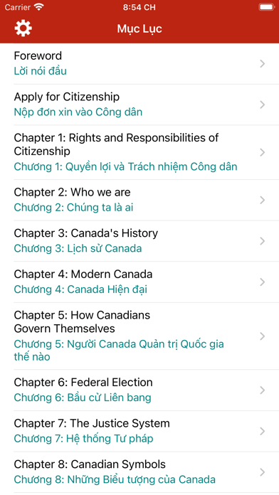 Screenshot #2 pour English-Vietnamese Citizenship