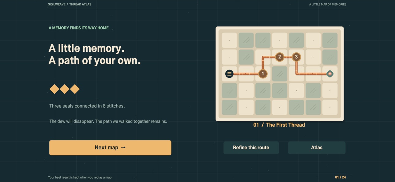 Screenshot 4 of Sigilweave: Thread Atlas