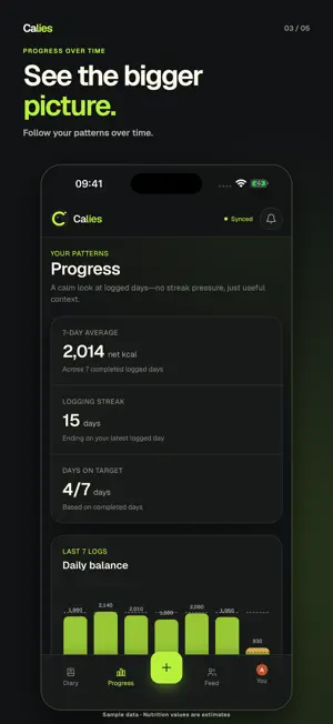Calies: Photo Food Diary screenshot 3