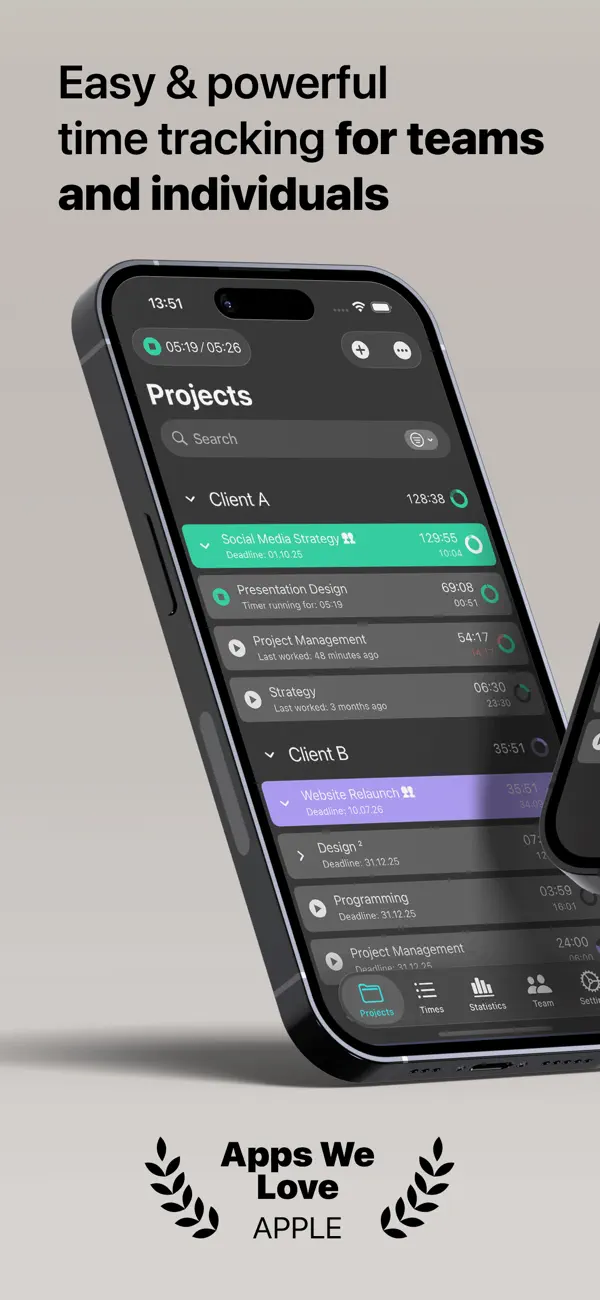 Screenshot #1 pour Tyme | Time Tracking