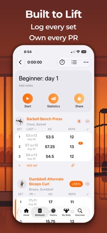 Gymaholic: Workout Tracker Screenshot 1 of 5