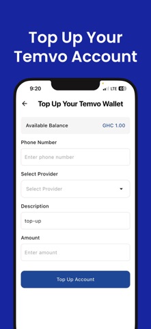 Temvo App screenshot