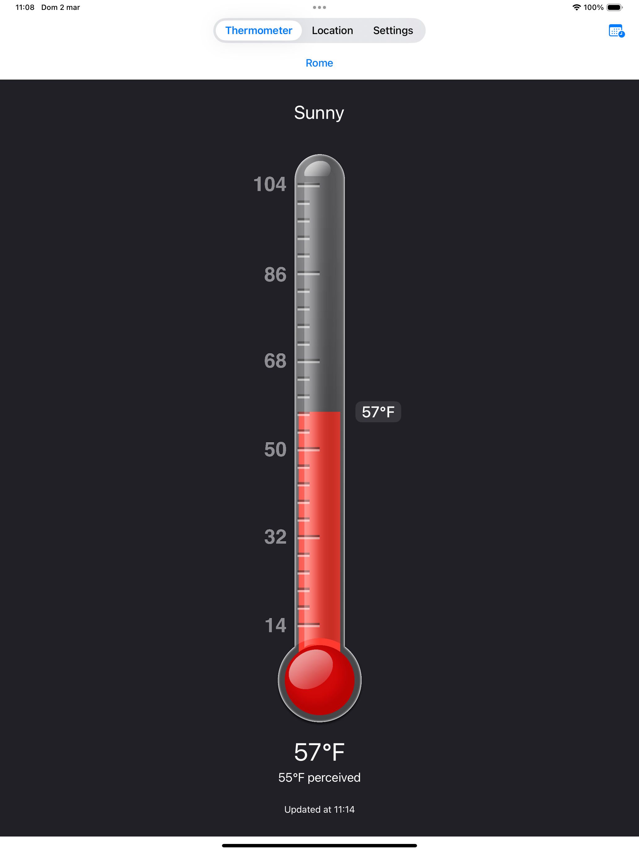 Thermometer: Local Temperature