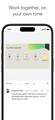 Google Slides App Store preview screenshot 2