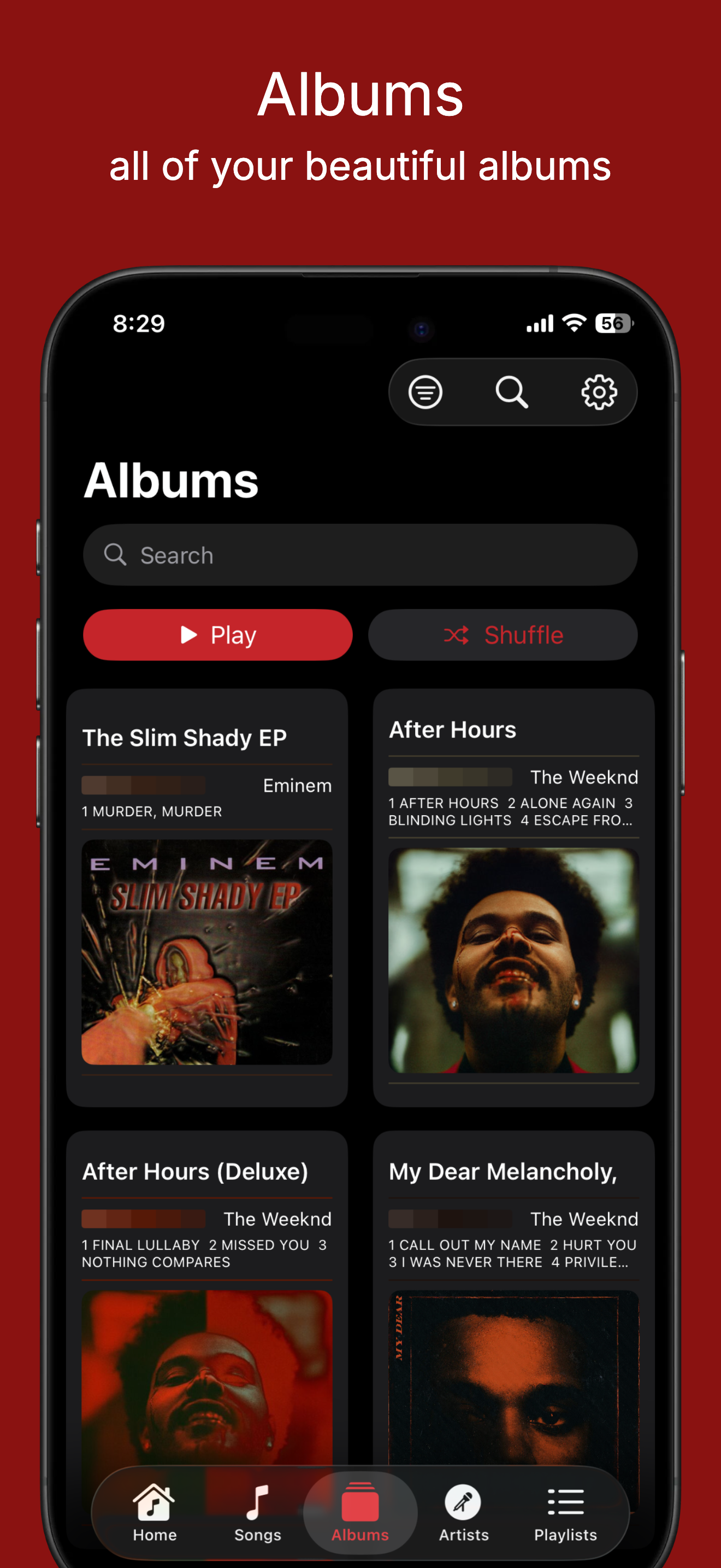 Melosik - Music player screenshot 3