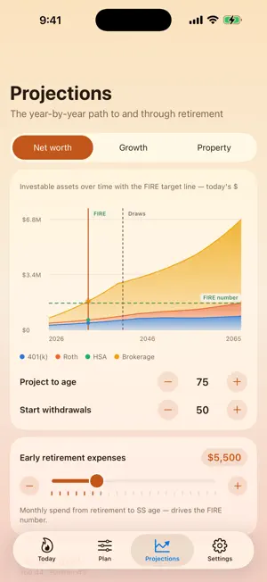 NestEgg: FIRE Calculator screenshot 3
