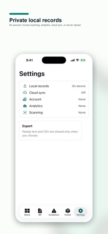 Vendor Bill Audit Studio のスクリーンショット
