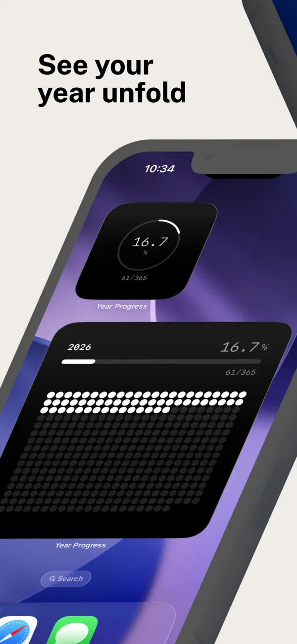 #1. Year Progress (iOS) Podle: Arjit Jaiswal