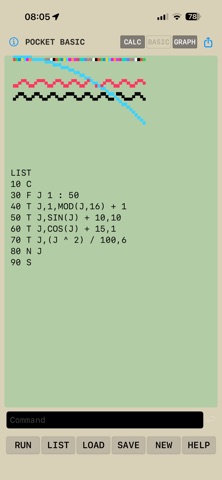 pocket BASIC – Simple Coding Screenshot 7 of 7