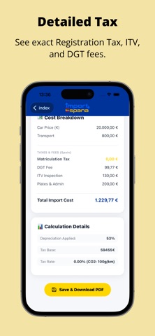 ImportEspana iPhone screenshot