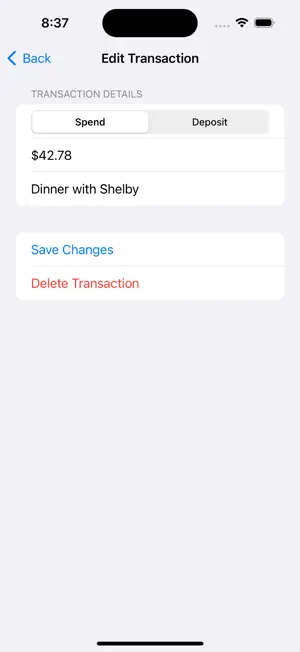 My Digital Checkbook screenshot 3