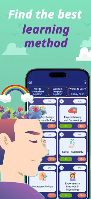 English for Psychology: Words screenshot 2