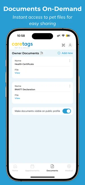 CareTags Pet Wallet screenshot 4