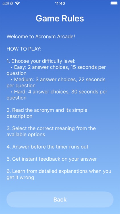 Acronym Arcade-Language Master