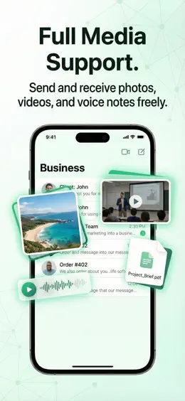 Messengers: 2nd Web Chat App on iPhone, screenshot 3