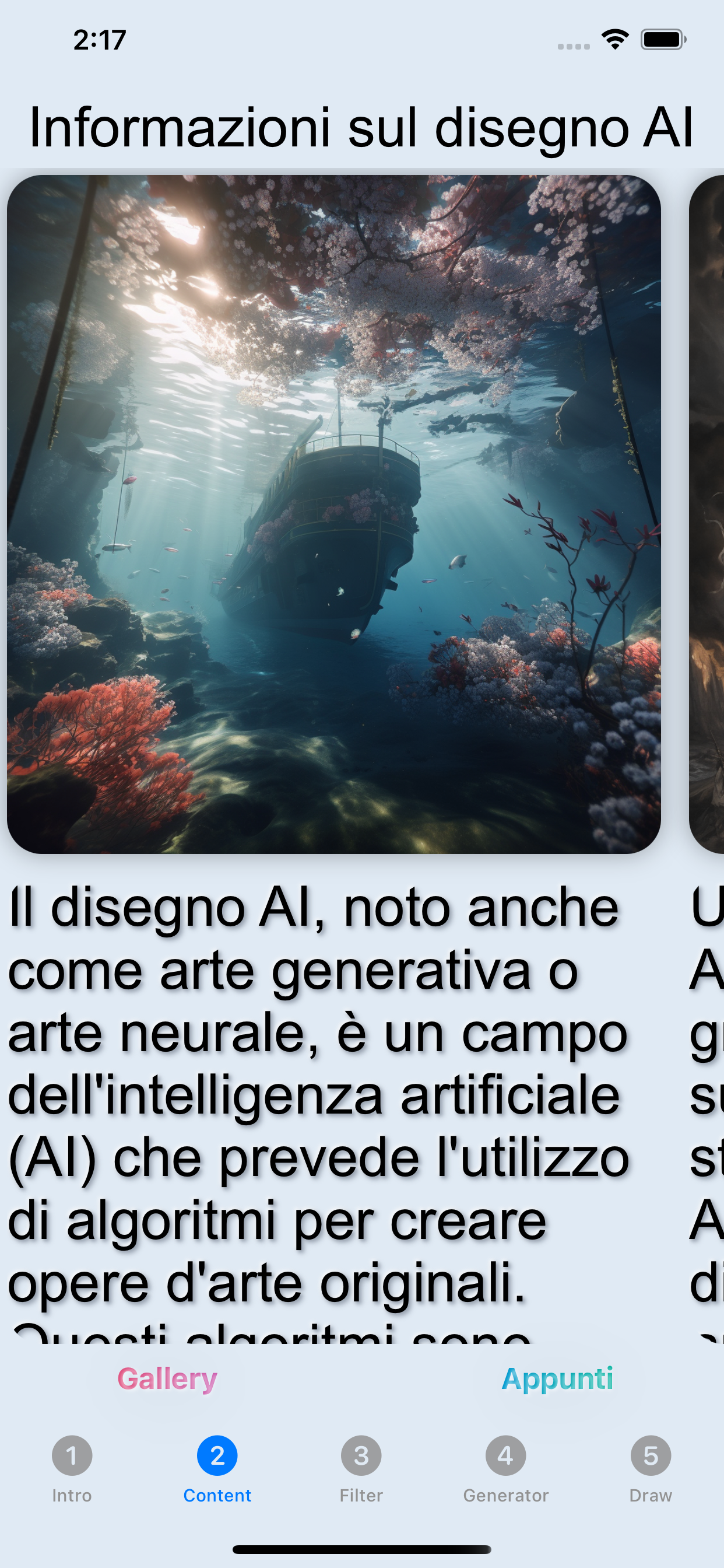 Prompt di disegno AI