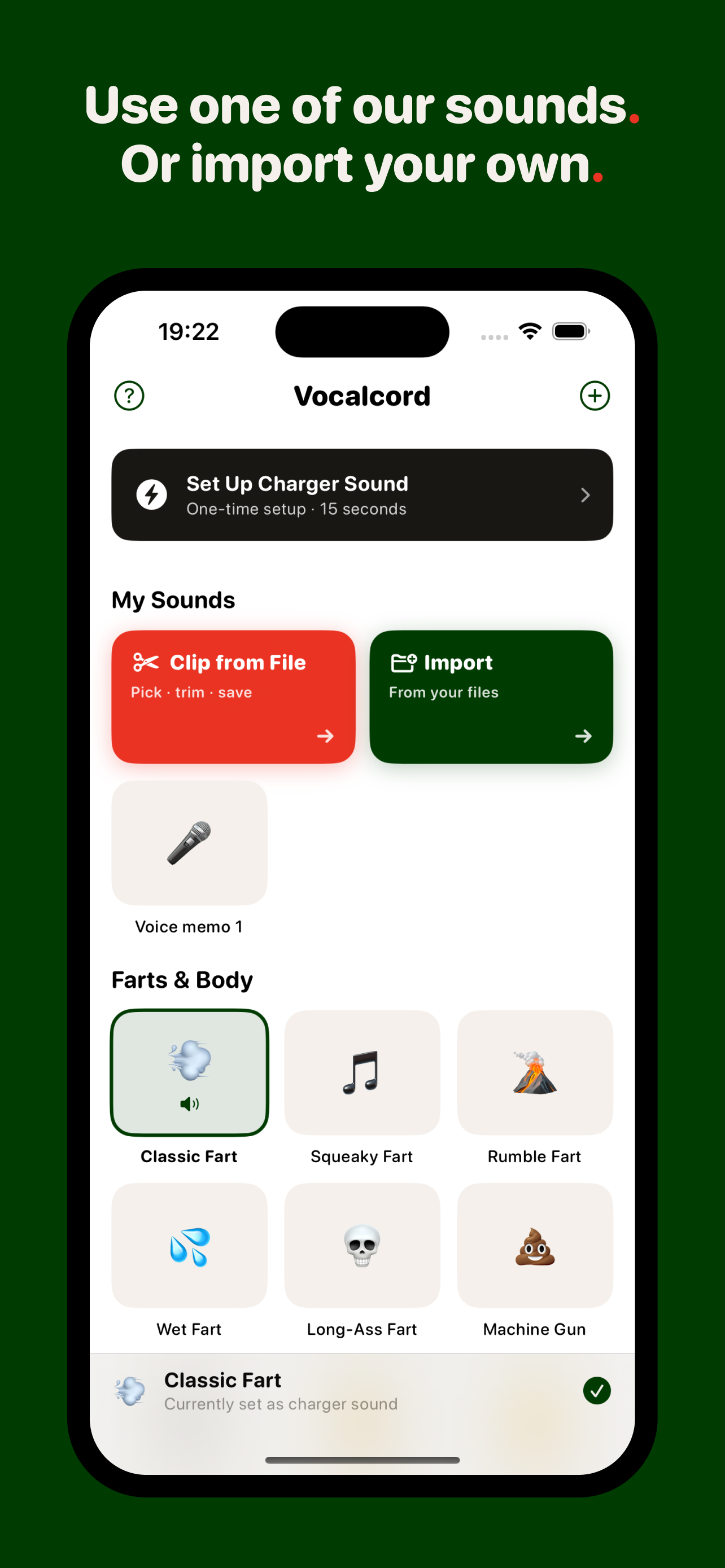 Vocalcord – Charge Sound Maker
