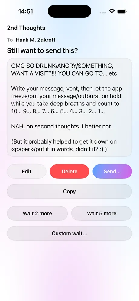 2nd Thoughts screenshot 5