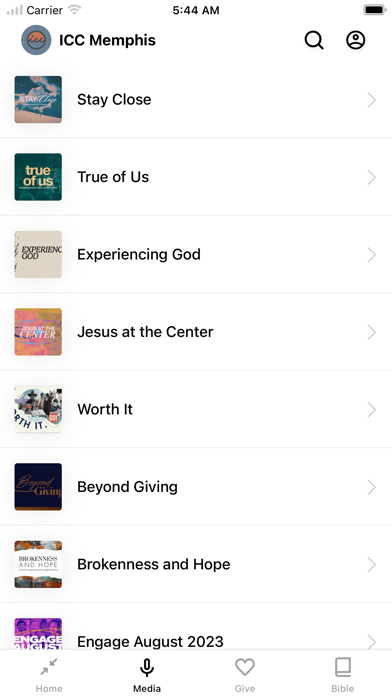 Island Community Church Screenshot