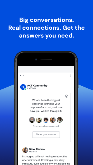ACT Community screenshot