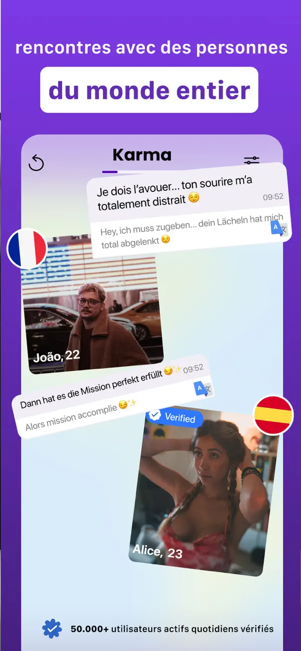 Screenshot #2 pour Karma - Rencontres monde