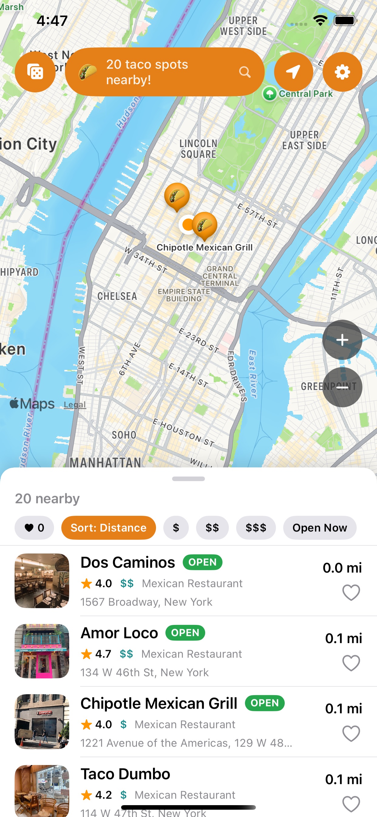 Screenshot 1 of TacoScout