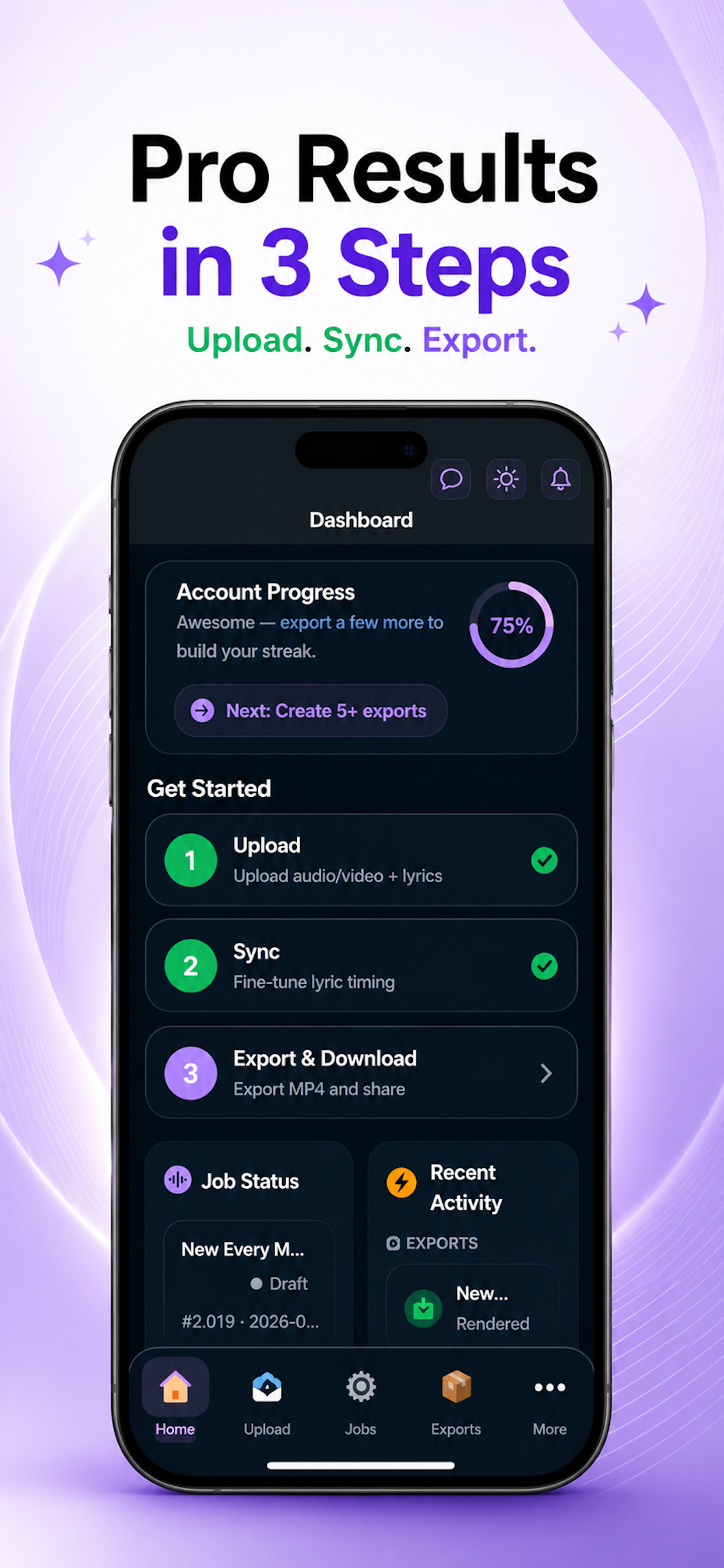 Lyric Video Maker - VizMigo screenshot 3