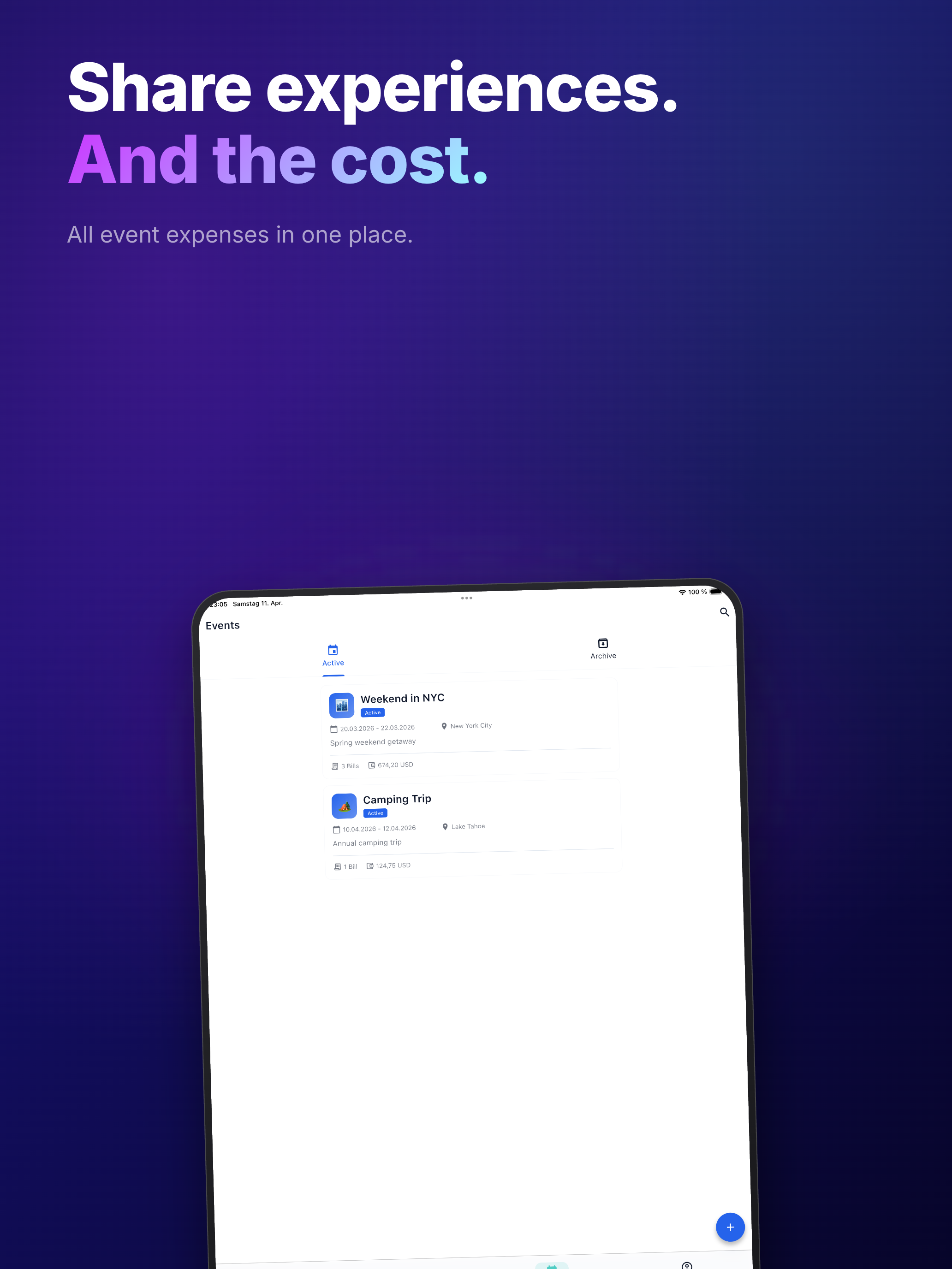 SplitHappens: Split Expenses