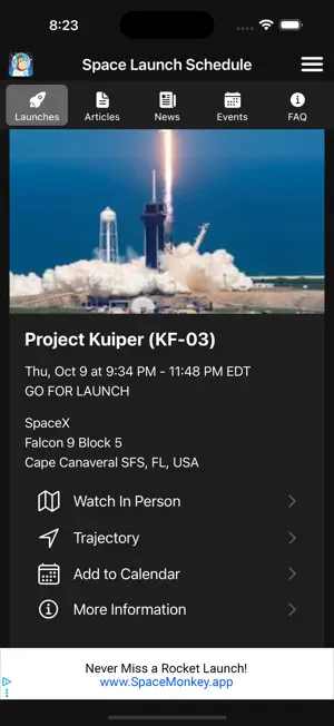 Space Launch Schedule screenshot 4