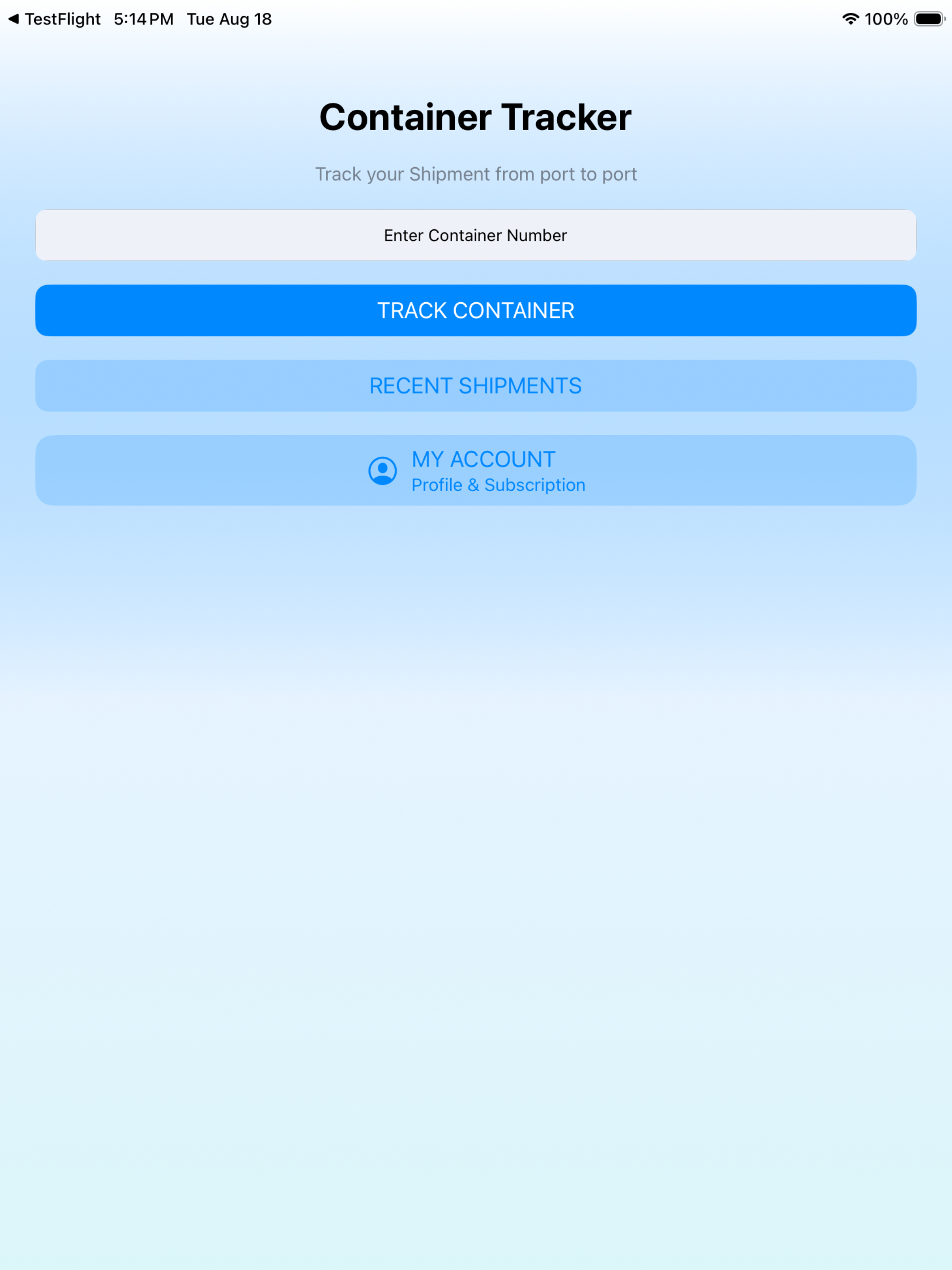 Container Tracker App screenshot 10
