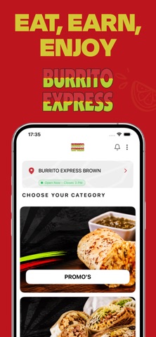 The Burrito Express iPhone screenshot