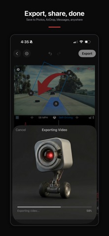 CamCut: Dashcam for Tesla screenshot