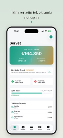 Servet - Net Worth Tracker iPhone screenshot
