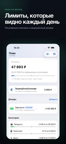 Финансы — учёт и прогноз iPhone screenshot 3